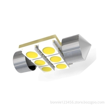211 Car Festoon LED bulb 5050SMD*6PCS 11-18V 0.72W 3021